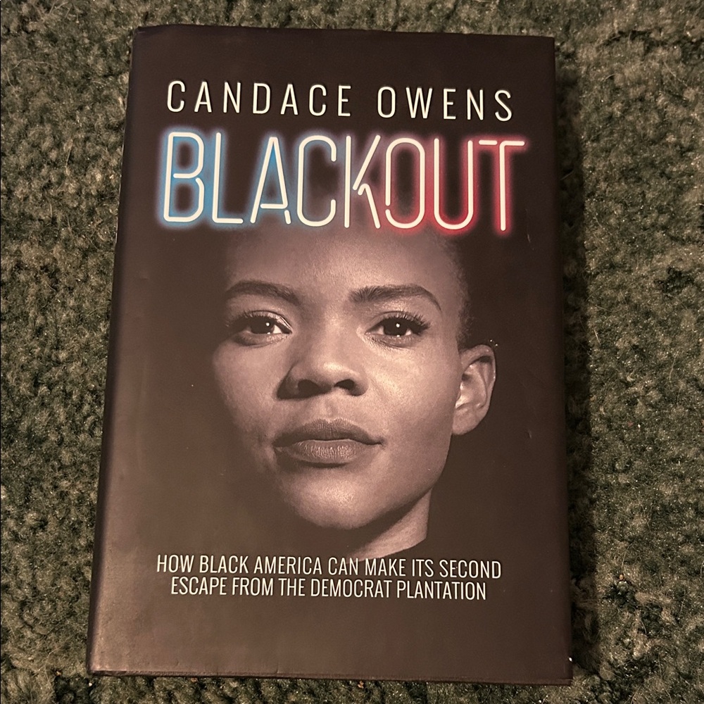 Blackout by Candace Owens - Black Hardcover Book